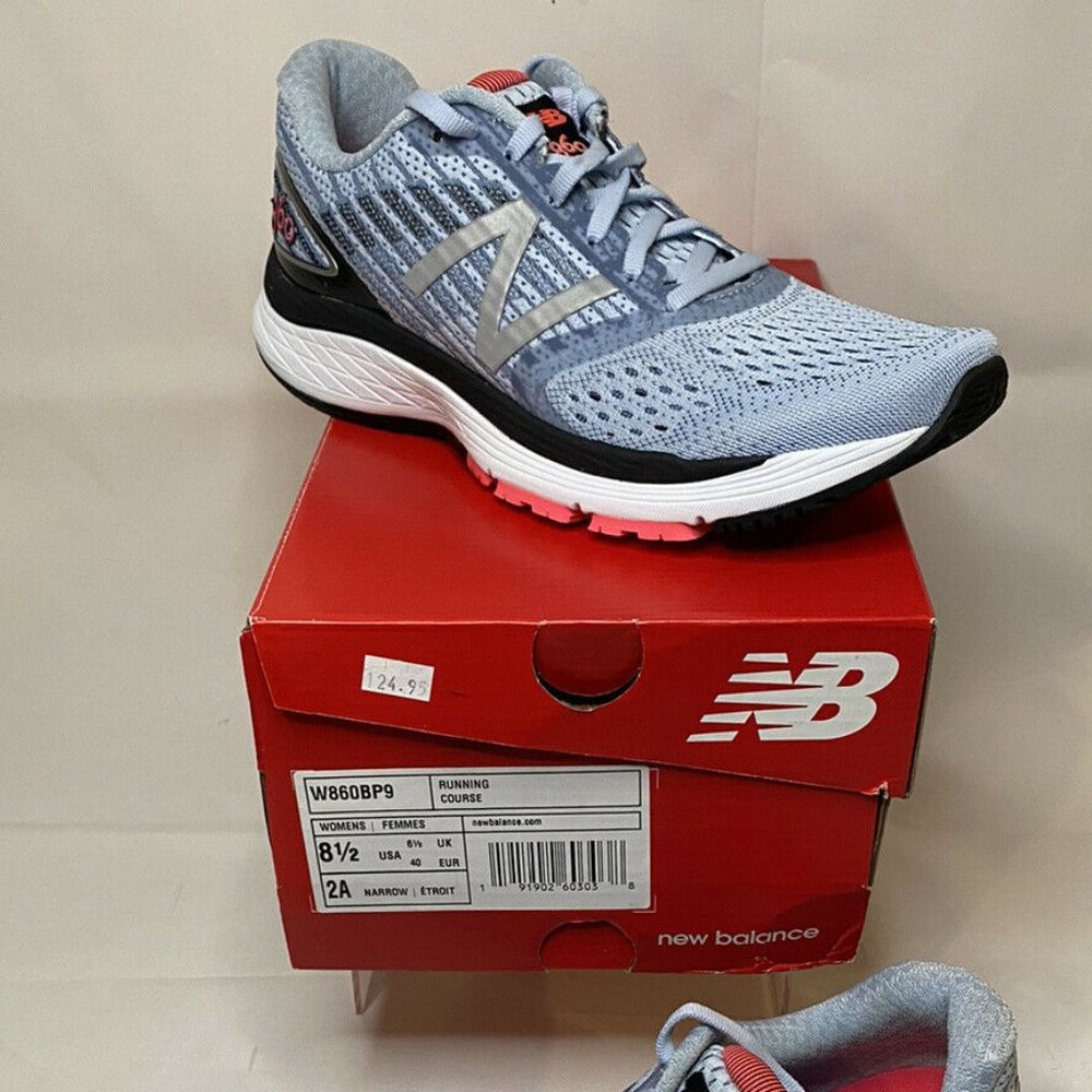 New Balance Womens 860 V9 W860BP9 Blue Pink SZ 8.5